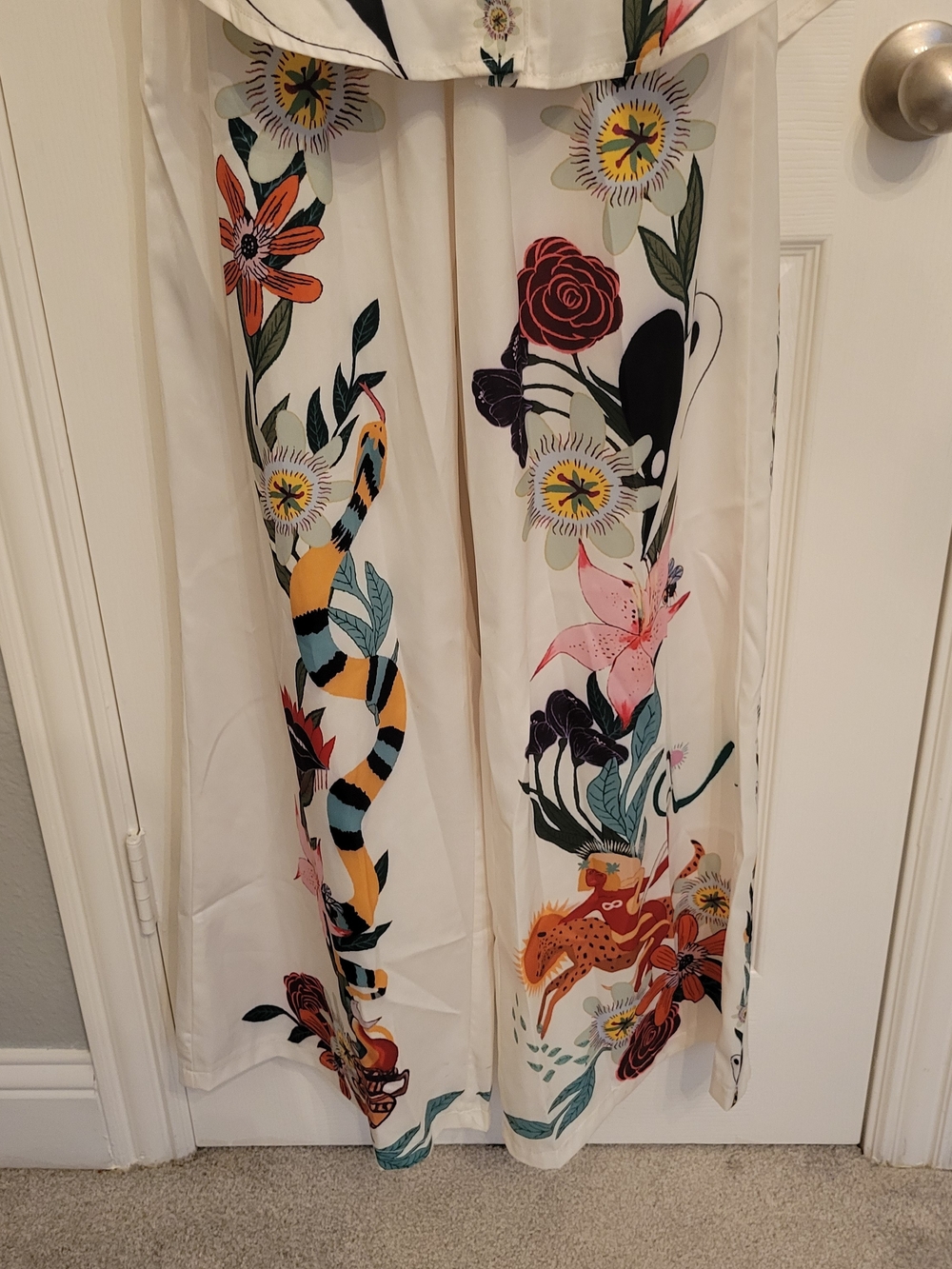 Floral & Animal Print Button-Up Set - Picture 3 of 14